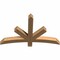 Ekena Millwork Alberta Smooth Timber Gable Bracket, Western Red Cedar, 48"W x 30"H x 3 1/2"D x 3 1/2"F, 15/12 Pitch GBW048X30X0404ALB00SWR - alternate 3